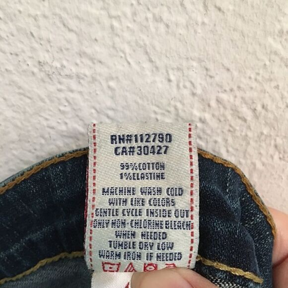 True Religion Sophie Bermuda jean shorts 27* - Picture 5 of 7